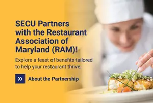 SECU partners with the Restaurant Association of Maryland