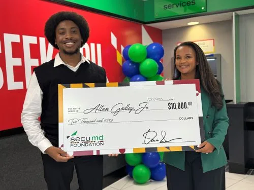 Alton Godley Jr. $10,000 SECU MD Foundation